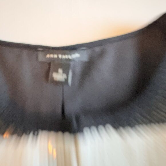 Ann Taylor Blazer Jacket Size Small Full Sequin Black And White Striped Lined - Picture 6 of 16